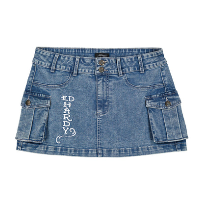 Heart Dagger Cargo Skirt