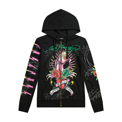 Pink Panther Long Fleece Hoodie