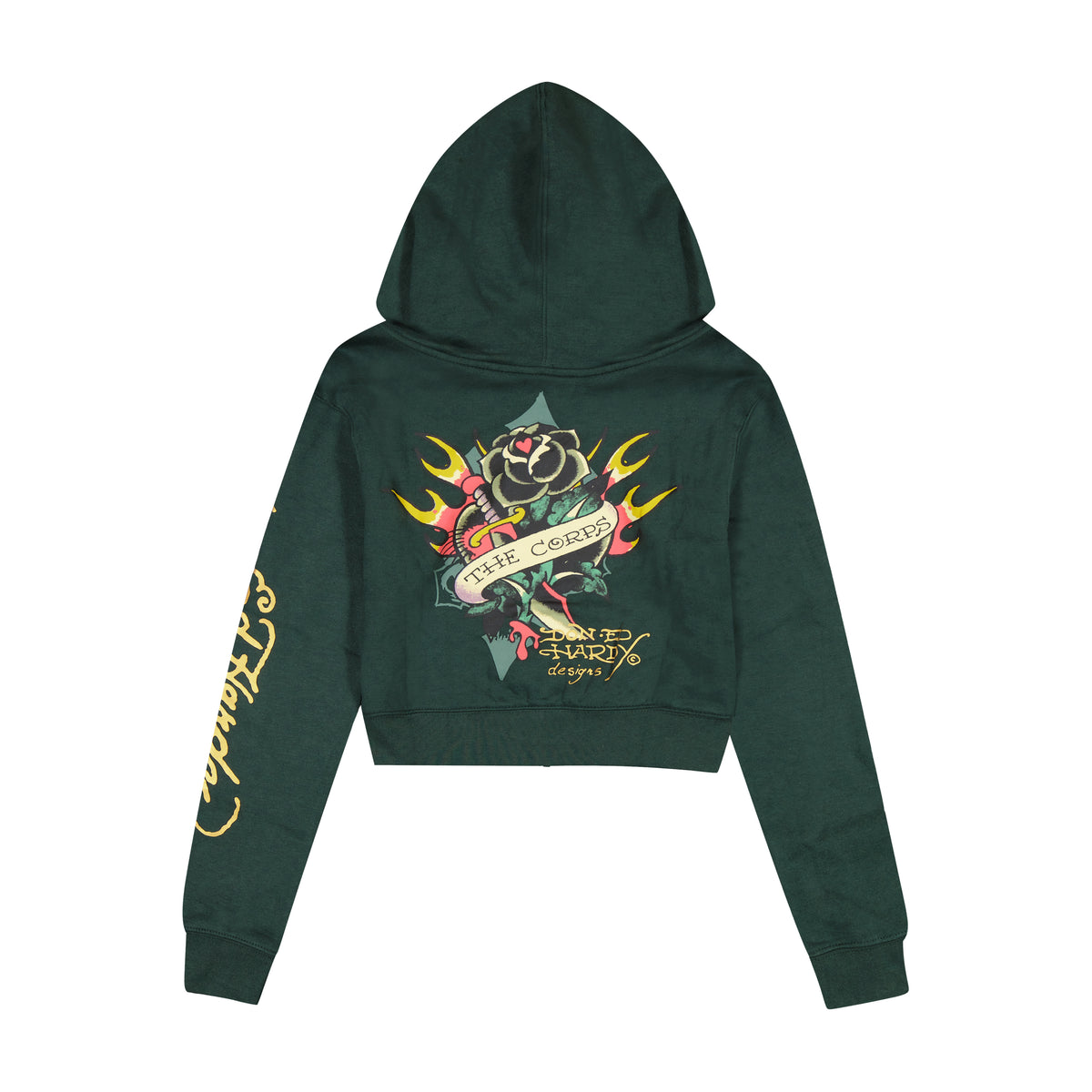 Sacred Heart Zip Front Hoodie