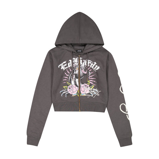 Panther Zip Front Hoodie