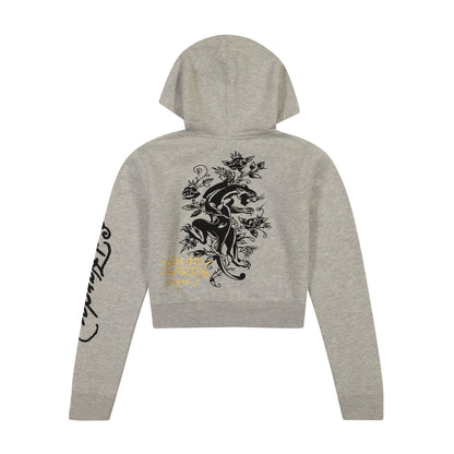 Heart Roses Zip Hoodie