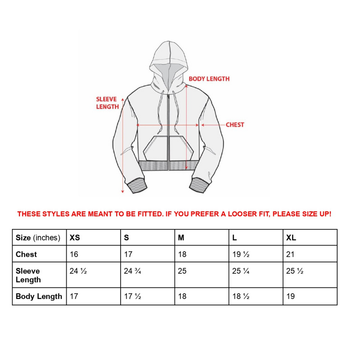 Tiger Dagger Zip Front Hoodie