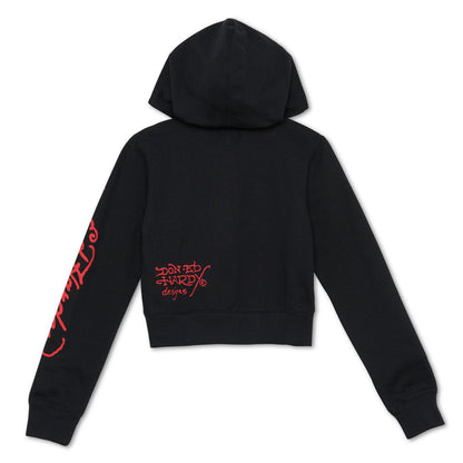 Nyc Skull Cropped Hoodie