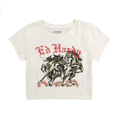 Battle Horses Baby Tee
