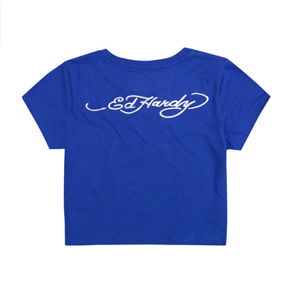Sacred Heart Wings Rhinestone Baby Tee