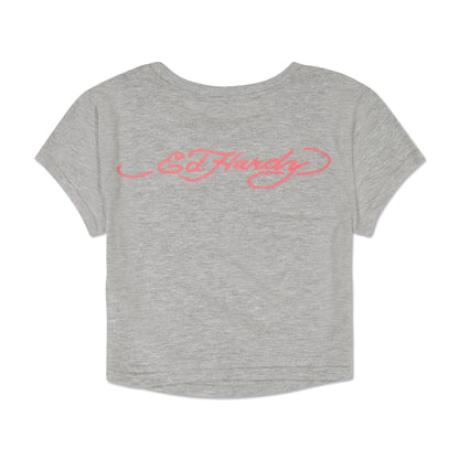 Rose Cobra Rhinestone Baby Tee