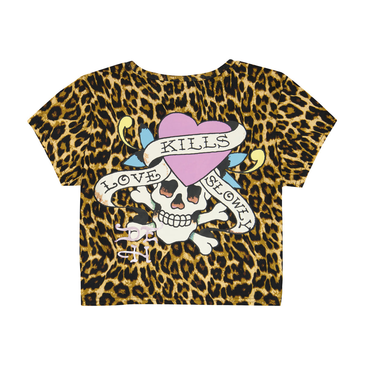 LKS Pink Skull Baby Tee