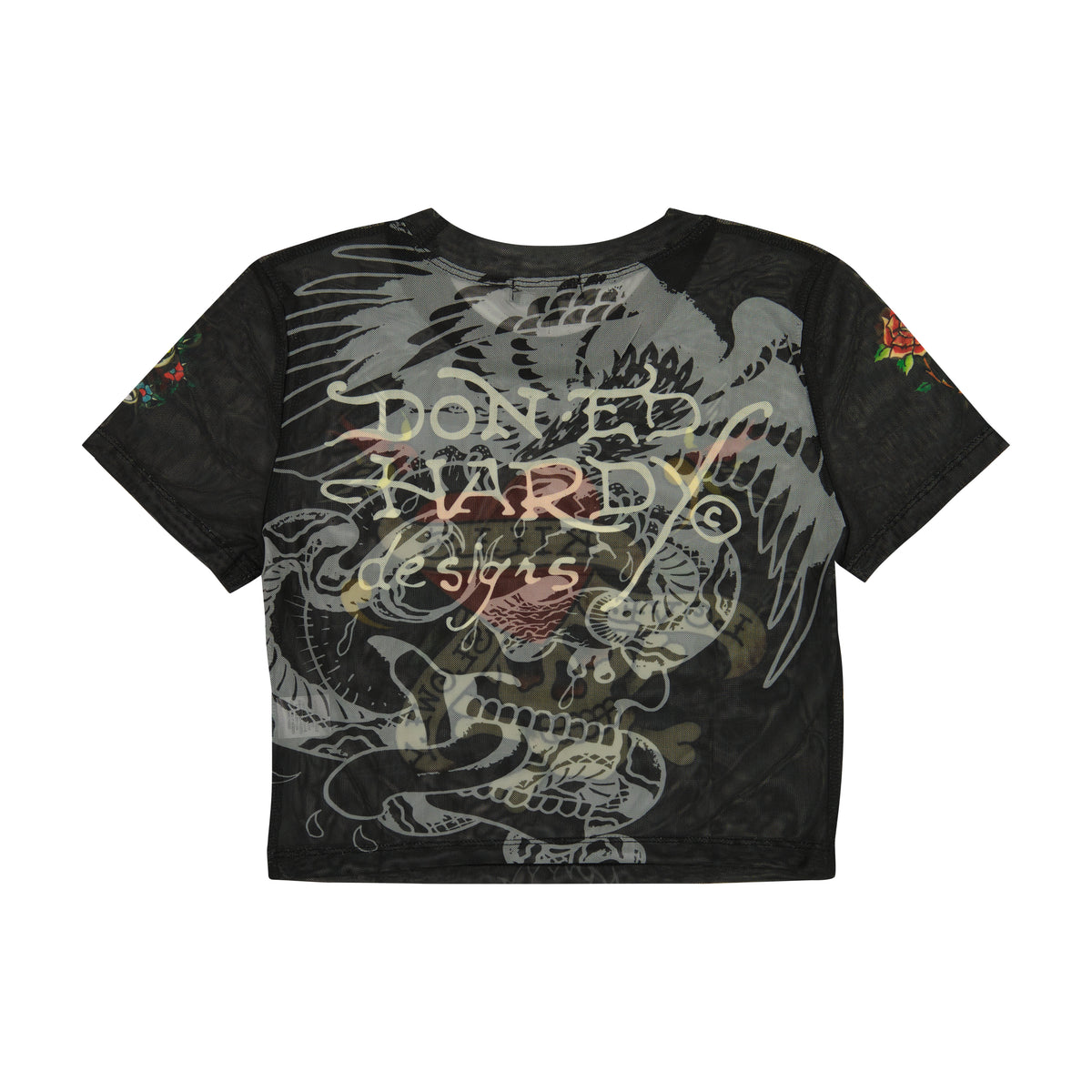 LKS Skull Power Mesh Baby Tee