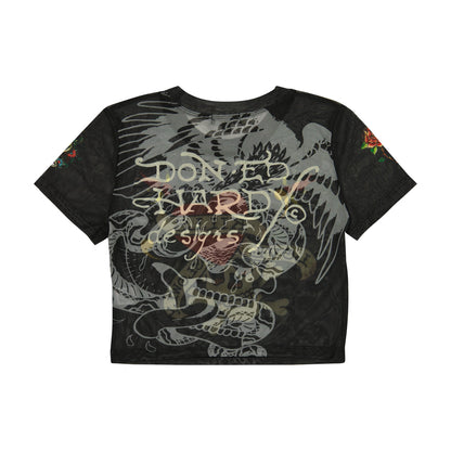 LKS Skull Power Mesh Baby Tee