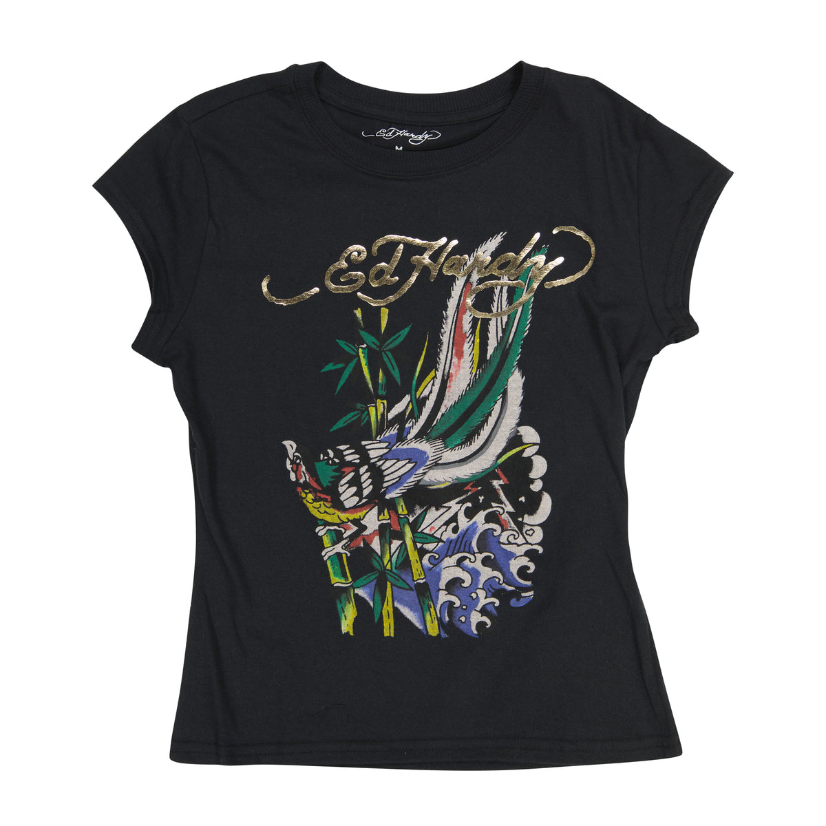 Peacock Cap Sleeve Tee