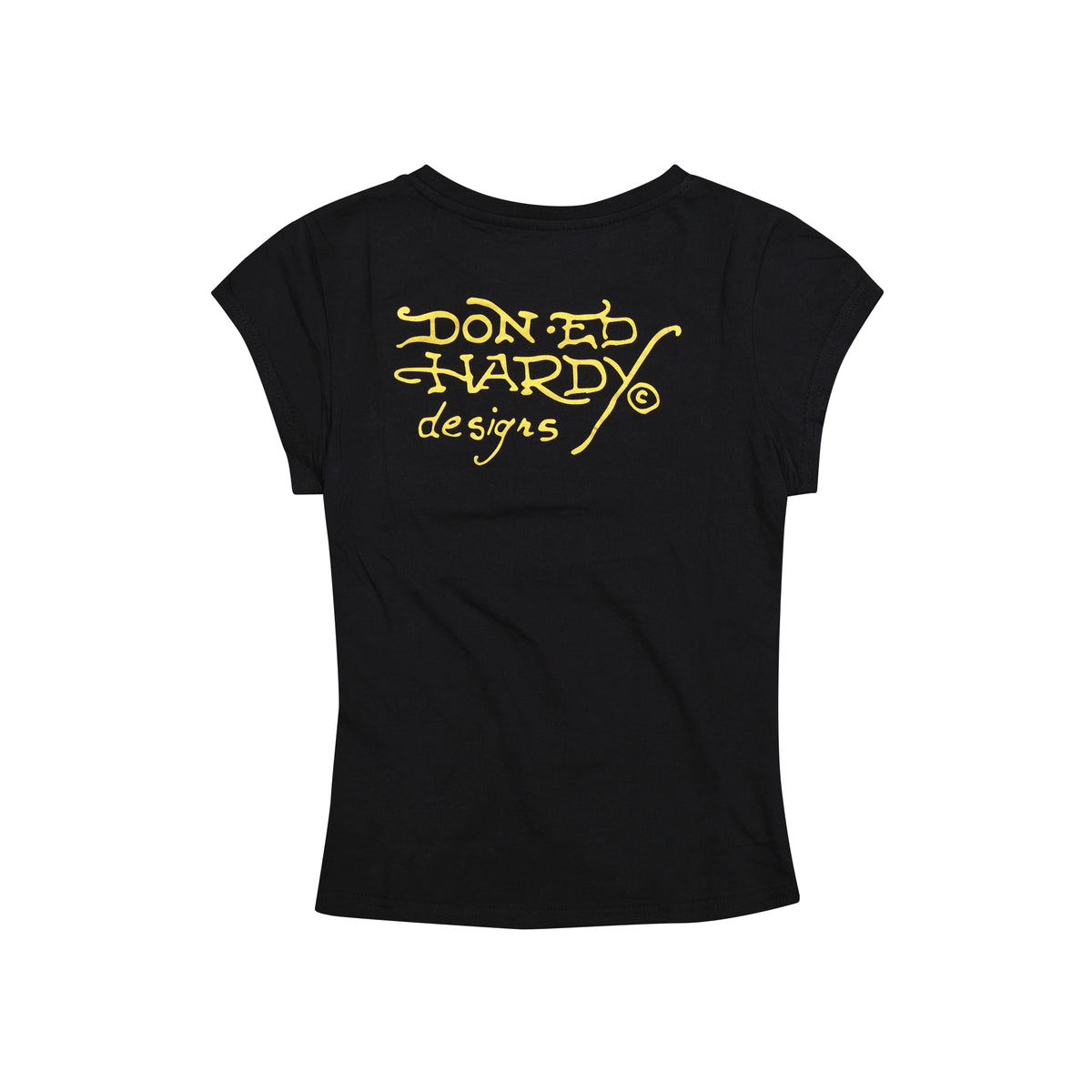 Swallow Rose Rhinestone Fitted Tee