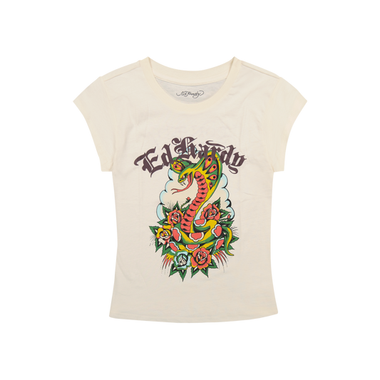 Rose Cobra Cap Sleeve Tee