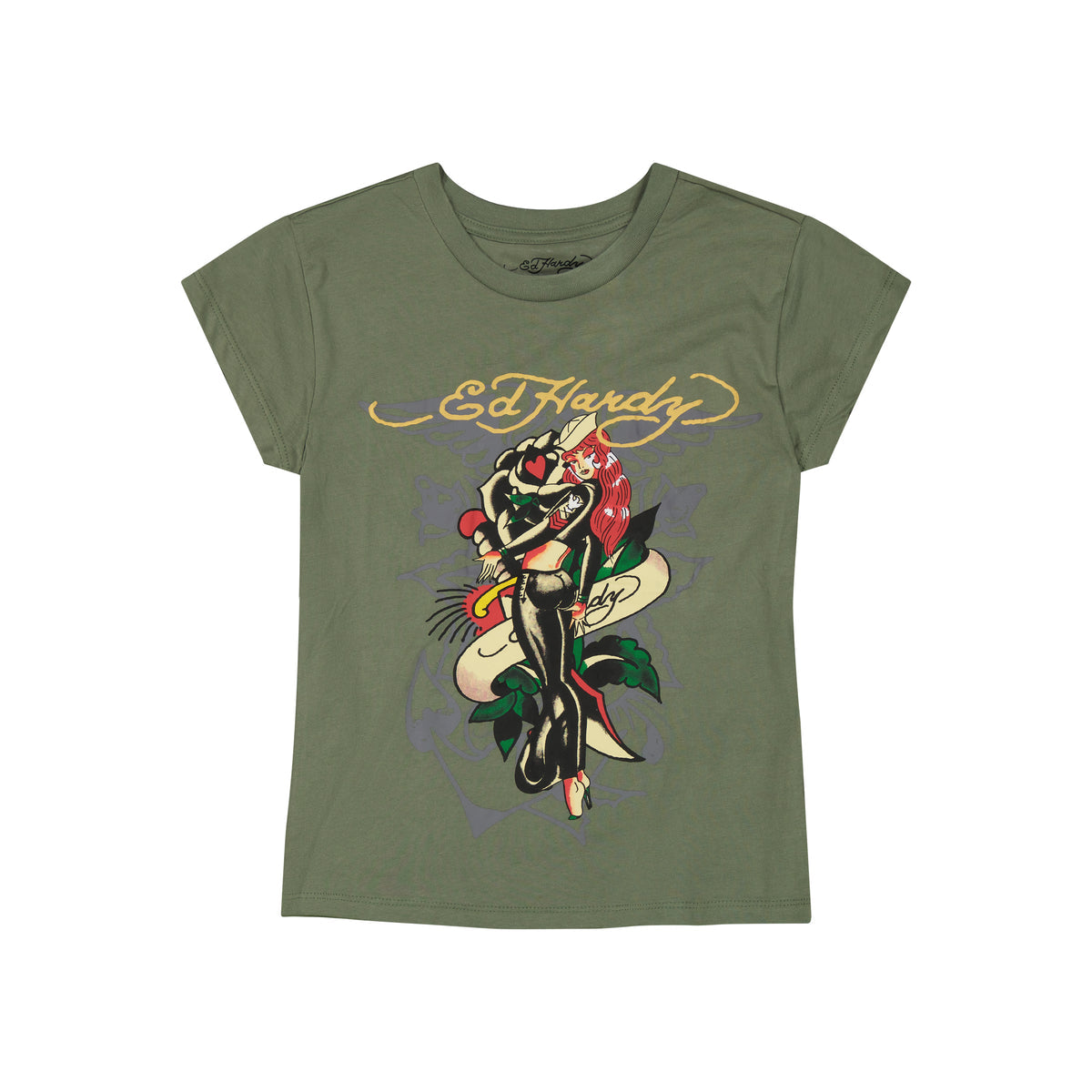 Sailor Girl Cap Sleeve Tee