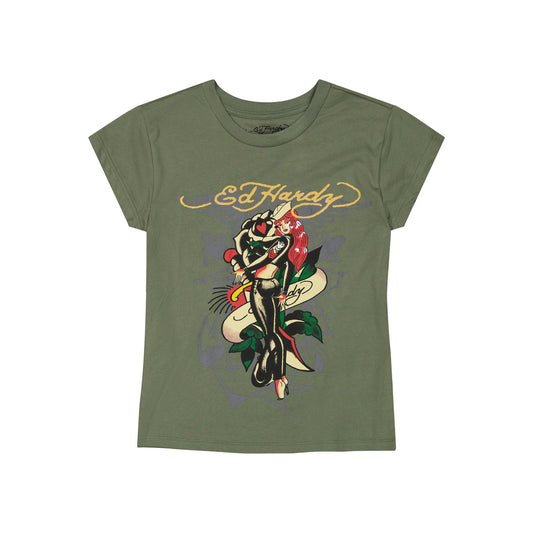 Sailor Girl Cap Sleeve Tee