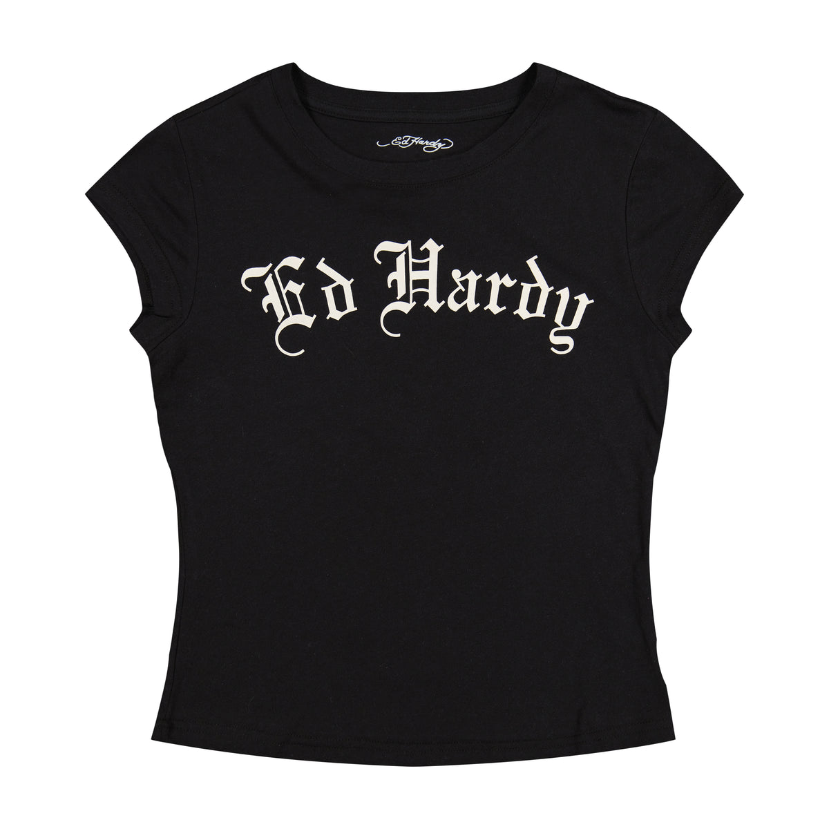 LKS Heart Rhinestone Cap Sleev Tee
