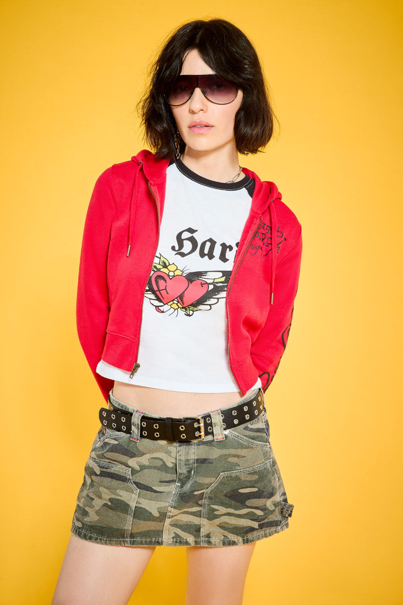 NY Eagle Cap Sleeve Tee