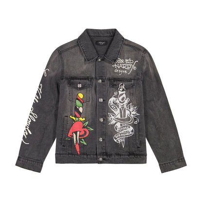 Heart Wings Unisex Trucker jacket