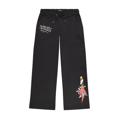 Dagger Heart Sweatpants - Black