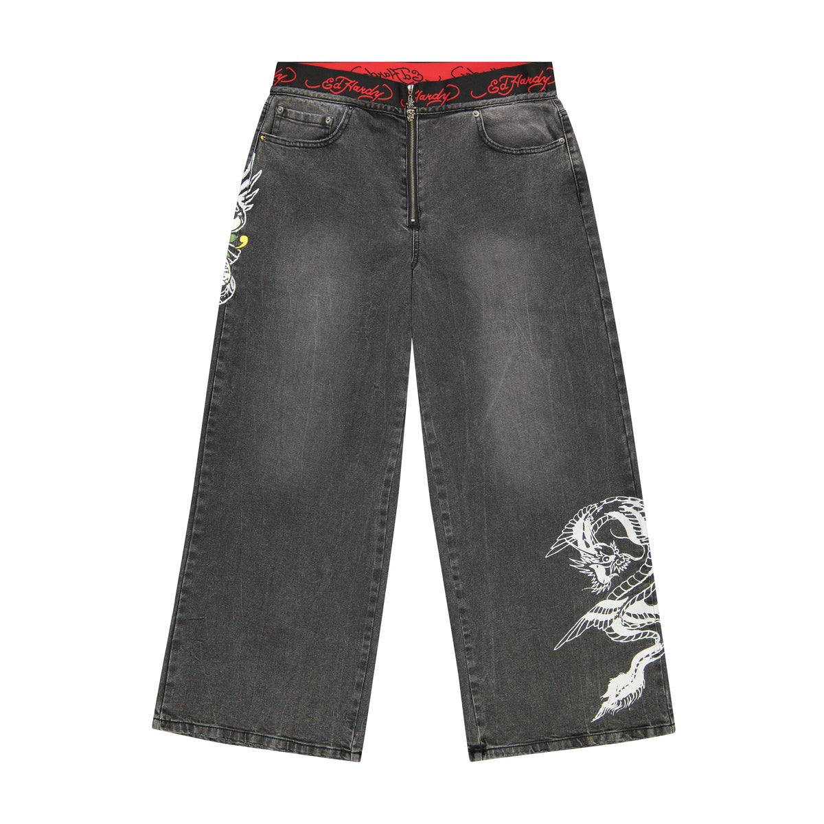 LKS Dragon Elastic Band Jeans