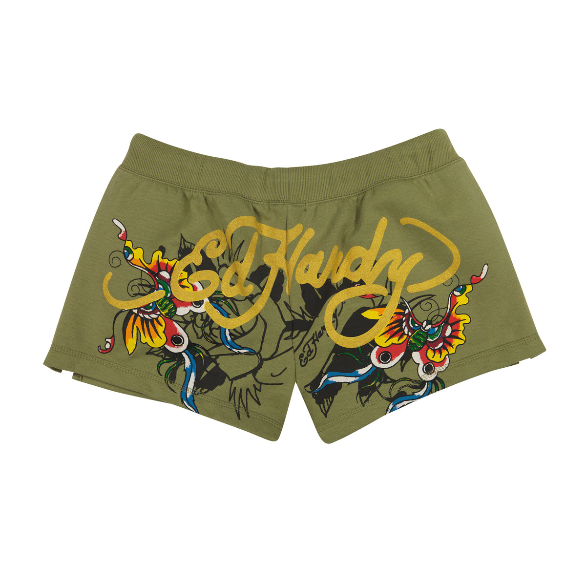 Cross Wings Booty Biker Shorts