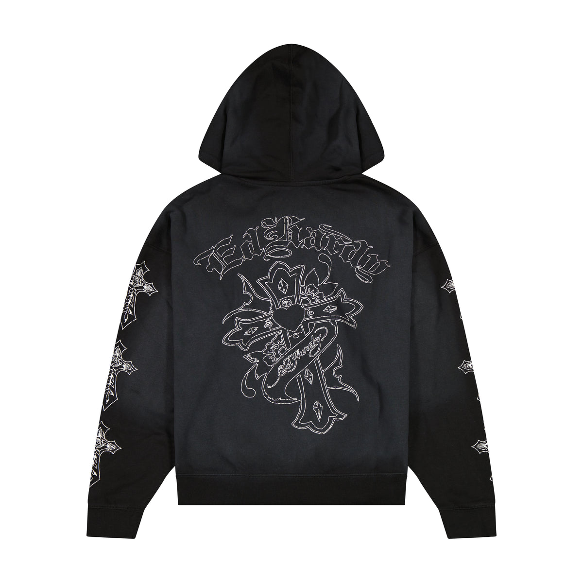 Crosses Boxy Zip Hoodie