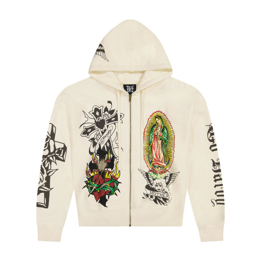 Mary Boxy Zip Hoodie