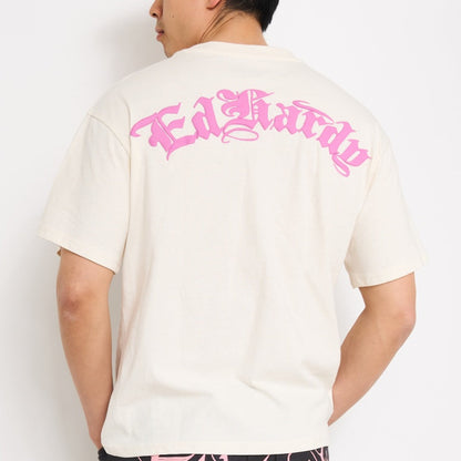 Demon Head Rhinestone Boxy Cropped Tee