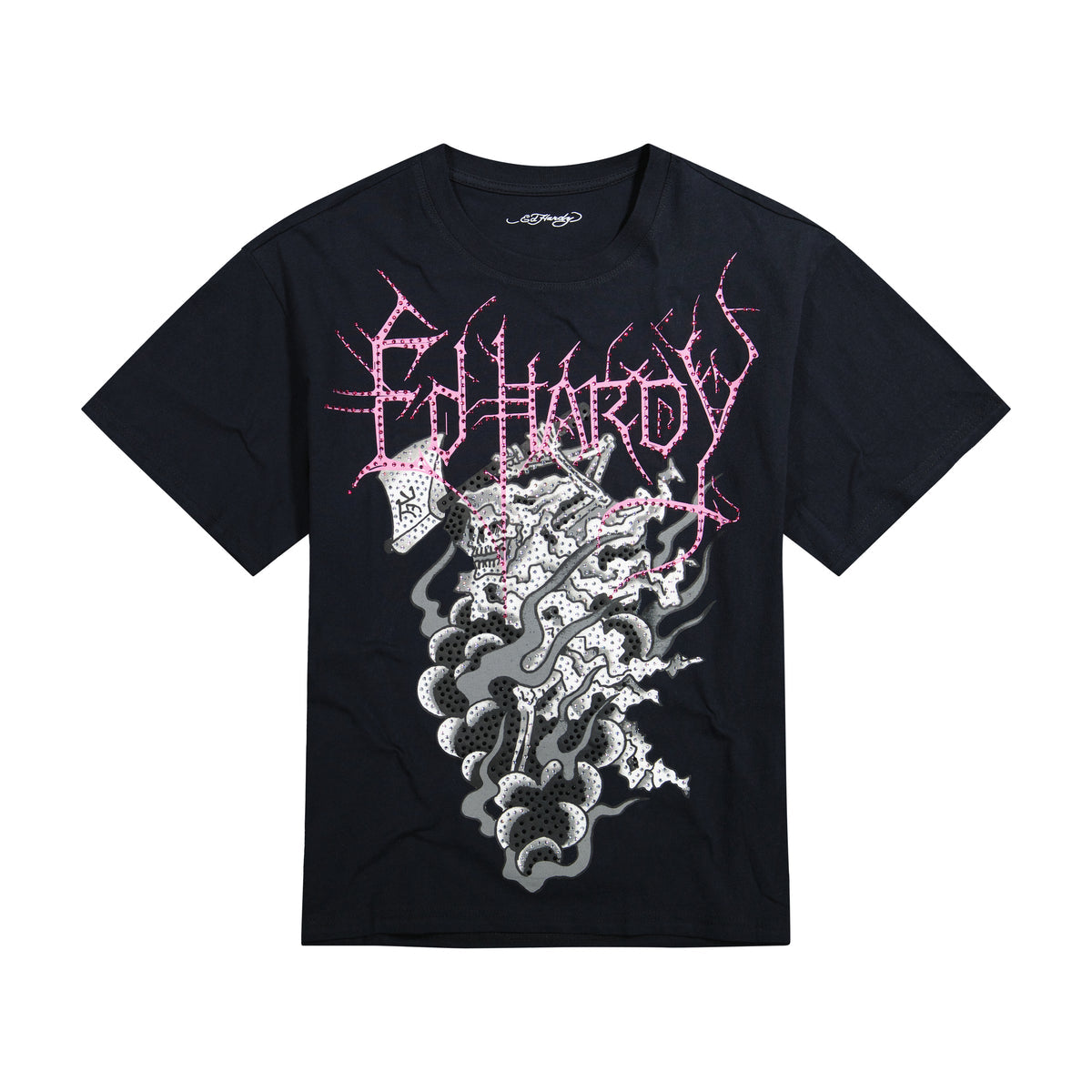Reaper Ghost Rhinestone Boxy Tee