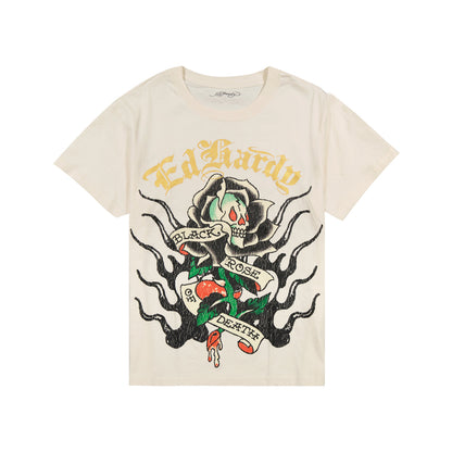 Black Rose Boxy Tee