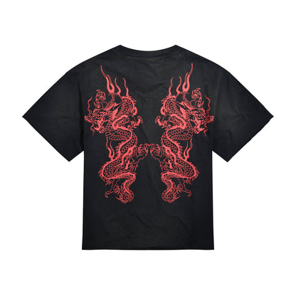 Mary Dragons Boxy Cropped Tee