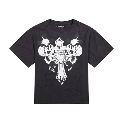 Cross Skulls Boxy Tee