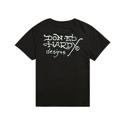 Skull Snakes Mens Rhinestone SS Tee