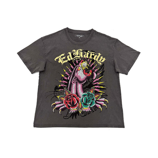 Panther Rose Boxy Tee