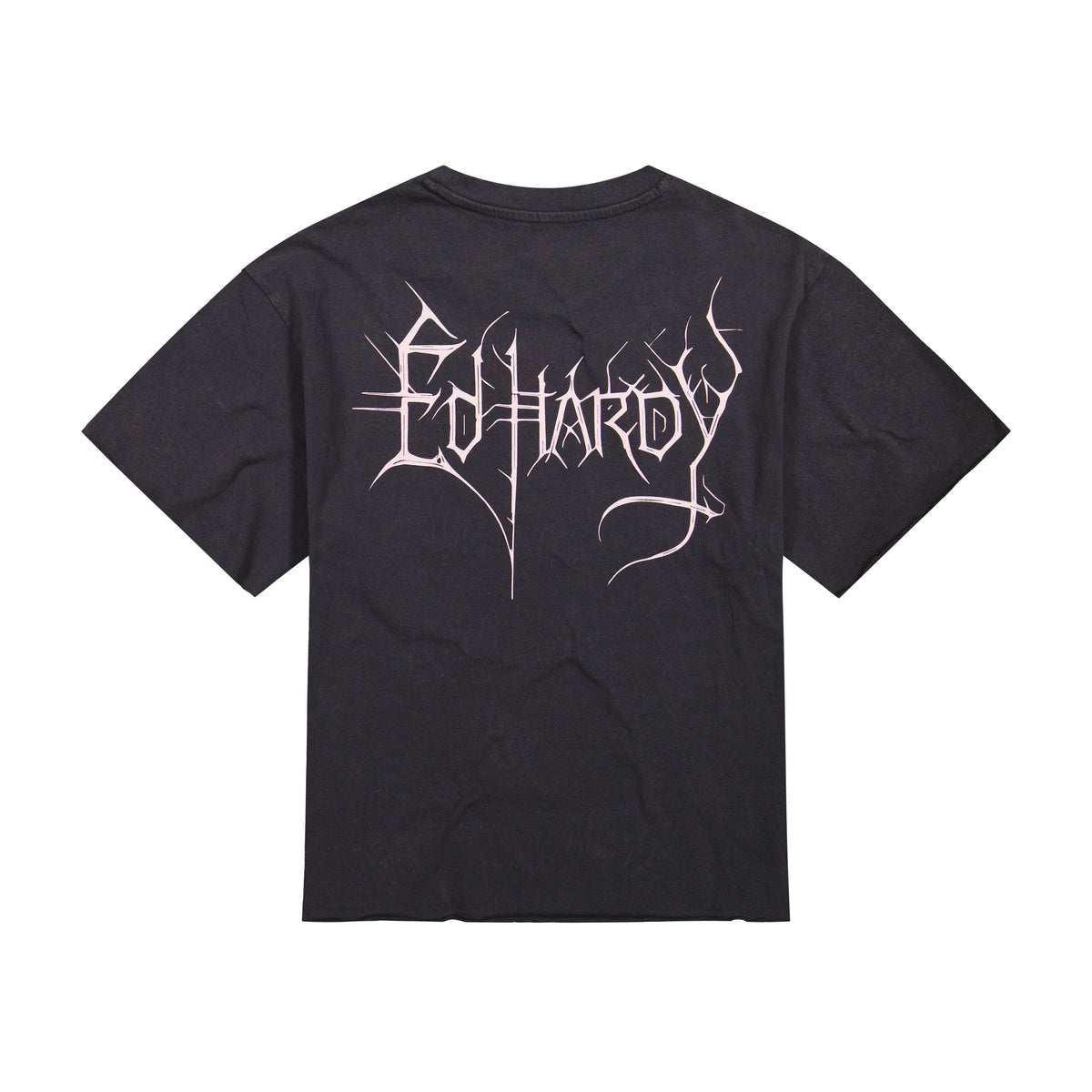 Spider Skull Boxy Cropped Tee