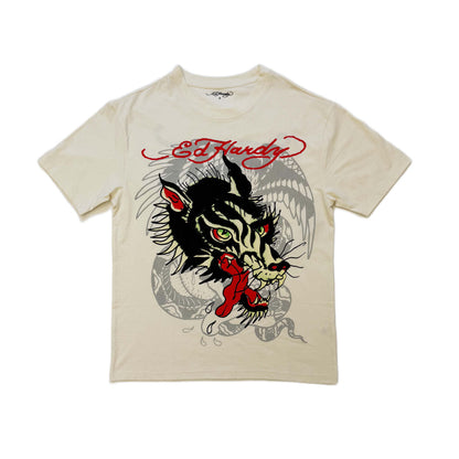Wolf Head Boxy Vintage Wash Tee