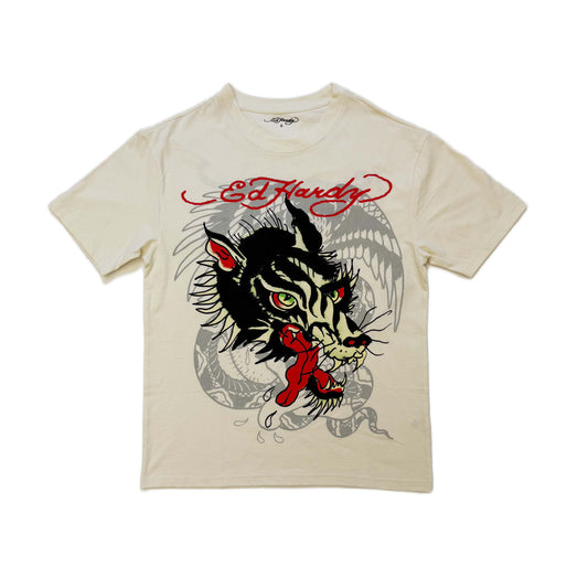 Wolf Head Boxy Vintage Wash Tee