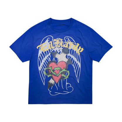 Wolf Head Throwback Rhinestone Tee