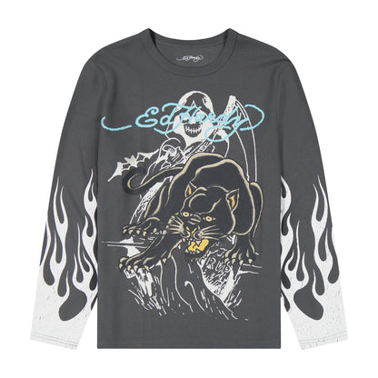 CBGB Panther Flame Boxy Tee