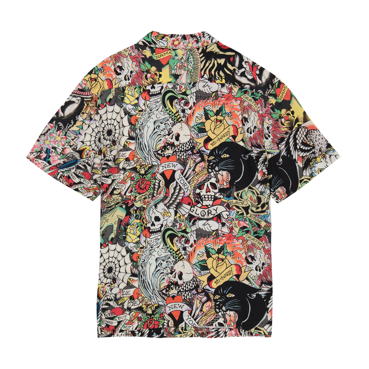 Tattoo Collage Camp Shirt