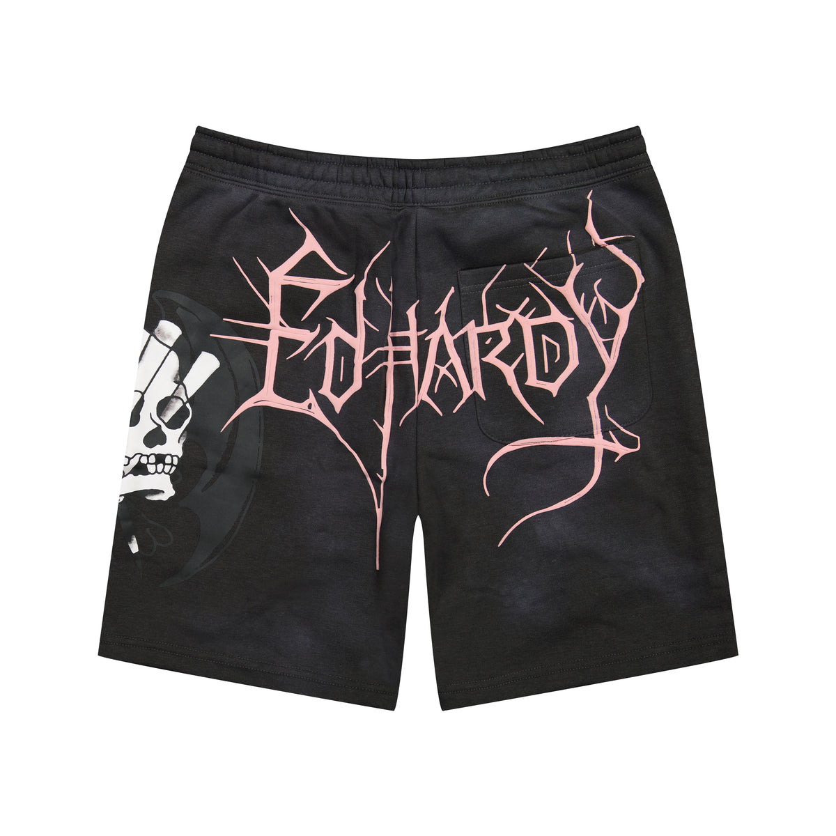 Spider Skull Fleece Shorts