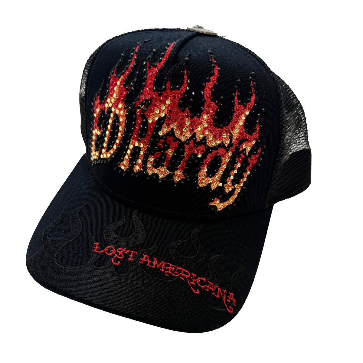 Cards Rhinestone Trucker Hat
