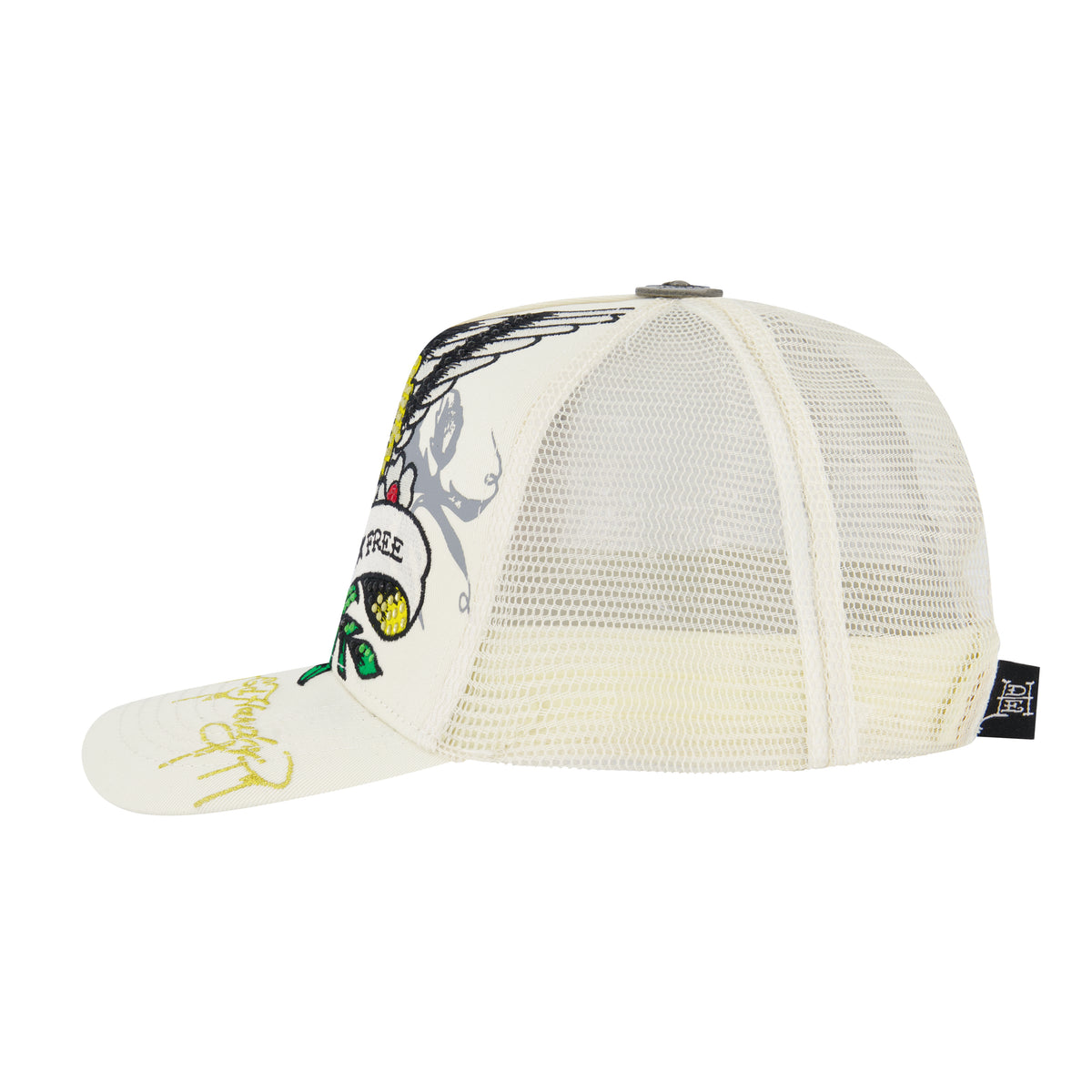 Cherub Rhinestone Trucker Hat
