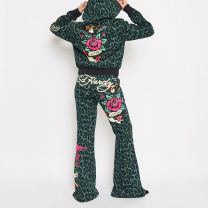 Anchor Rose Boot Cut Sweatpants