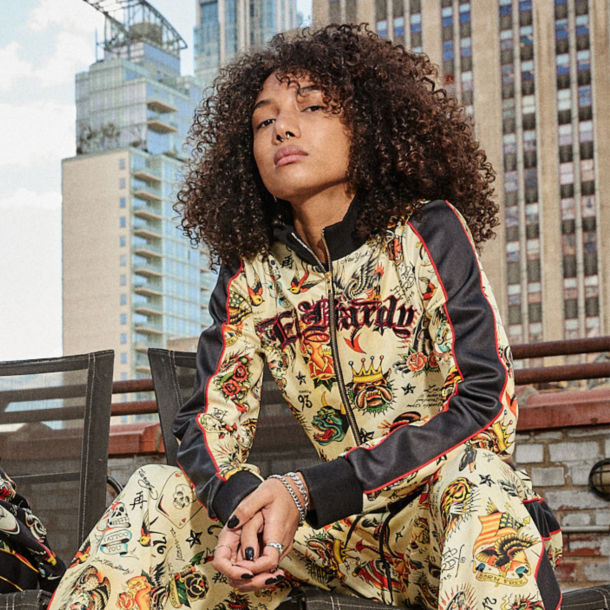 Shrunken Flashboard Multi Track Jacket