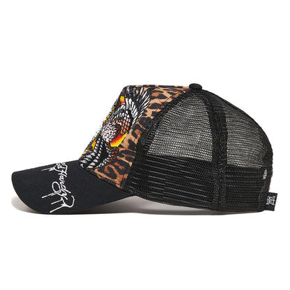 Battle Skull Leopard Hat